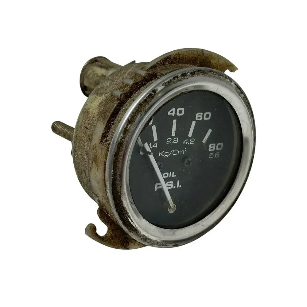 Vintage Oil Pressure Gauge P.S.I. 0-80 Luscombe Cessna Piper Aircraft ??